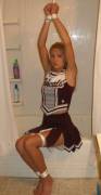 Bound cheerleader (x-post /r/ankletporn)