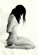 Amazing girl bound