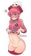 Nonon Jakazure, goaded into flashing (apinchofvanilla)