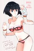 Lady Satsuki in a Bikini