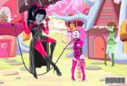 Princess Bubblegum and Marceline enjoying some bondage.