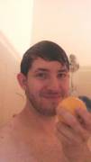 My first shower orange!