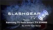 Slashgear Babe Demos Samsung TV, Hardcore Version