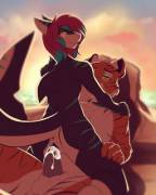 [MF] Yiff on the Beach