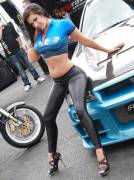 Car show girl