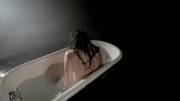 Katrina splashing around in the bath