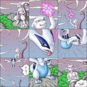 [Pokemon/Soft Vore] Mewtwo's Old Friend