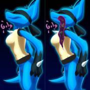 Lucario's snack