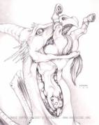 "Dragon and Centaur" [furry][soft][oral][F]