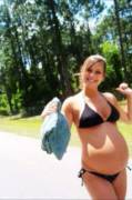 Bikini and a towel