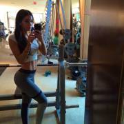 In the gym