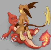 Dragon's Taming. Raichu [F] X Charmeleon [M]