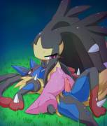 Lucario x Mega Mawile [M/F]