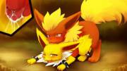 Flareon [M] and Jolteon [F]