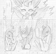 [Comic] Leafeon [F] and Quilava [M] (Please read my comment first)