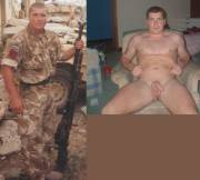 Real army guy, both in and out of uniform (I promised more of these, now I shall deliver)
