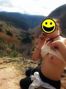 (f)inally finished a long hike