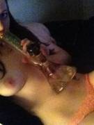 Blown bong and a boob [F]