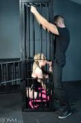 I'm starting to obsess over sucking Masters cock though my cage.