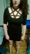Practiced a pentagram harness for my master.