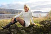 Blonde Milf in Boots