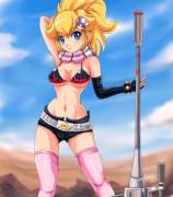 Peach Cosplays as Yoko.