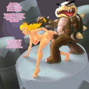 Princess Peach moves on to Morton Koopa (Supersatanson)