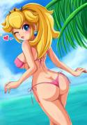 Peachy at the Beach