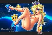 Princess Rosalina floating amongst the stars [MaximumVideoJustice]