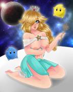 Rosalina's space pinup (SaMelodii)