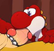 Bowser and Yoshi having quite the bonding time [Royy]