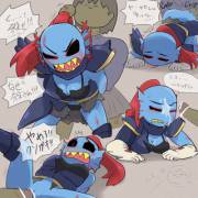 Undyne the Undying vs Frisk