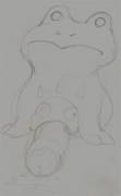 Husband did some doodles of various seriousness.. Froggit, Gyftrot, Snowdrake.. as well as Napstablook and even Gerson!