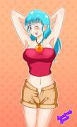 Bulma posing