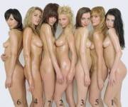 What's better than 7 hot naked ladies? 7 hot naked oiled-up ladies!