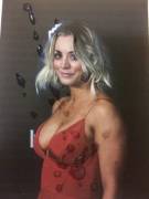 Kaley Cuoco with a nice load