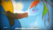 Rainbow Dash and Soarin animated blowjob [M/F] (artist: aikostable)