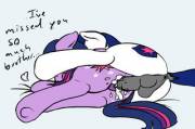 I missed you too, Twilight [Shining Armor][M/F][incest] (artist: fearingfun)