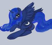 Pretty cute drawing of Princess Luna