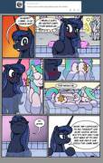 Hidden desire [Princess Luna and Princess Celestia][comic] (artist: ihavnoname)