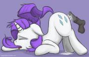 Rarity face down and ass up [M/F] (artist: staggeredline)