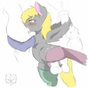 Derpy Fiveway [M/F][blowjob][dp][group][wingjob] (artist: Cold Blooded Twilight)