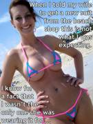 She wears it for them...