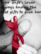 Hotwife loves her gift