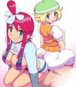 Skyla and Bianca [Pokémon Black/White/White 2/Black 2]