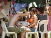 Painting an Orange Bikini Top