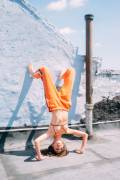 Orange pants