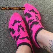 pink halloween shoes