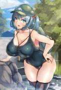 Big Girl Nitori [Boobs, swimsuit]