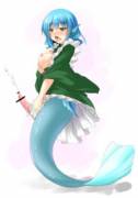 Futa Wakasagihime [Futa][Dolphin Penis][Cum]